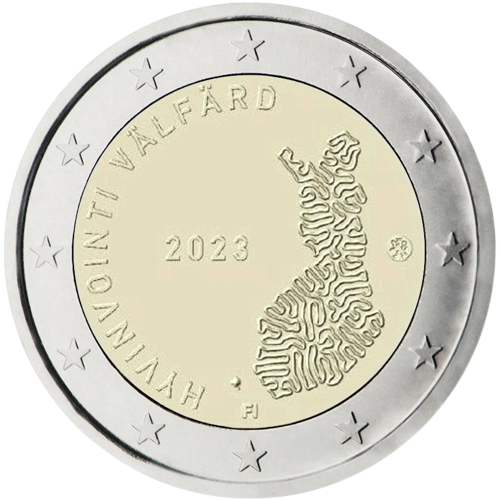 2 euro 2023 Fínsko cc.UNC, Sociálne služby a zdravotníctvo