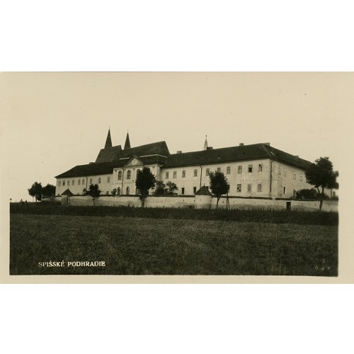 Pohľadnica Československo čistá, Spišské podhradie (obrátený reverz)
