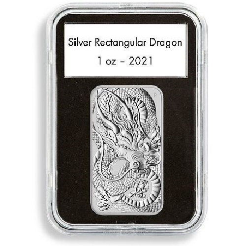 Kapsle QUICKSLAB na 1 Oz Ag Rectangular Dragon, 5ks/bal
