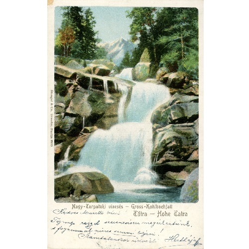 Pohľadnica Maďarsko použitá, Vysoké Tatry