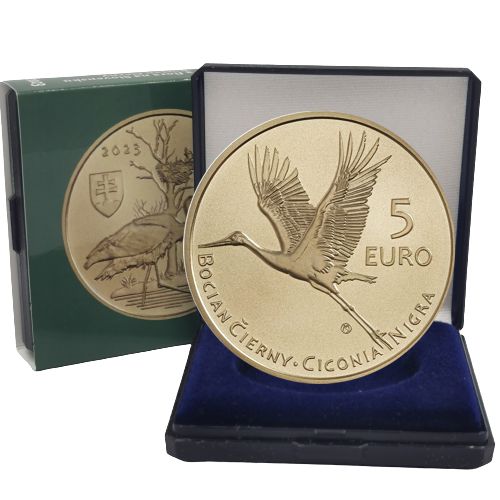5 euro 2023 Slovensko BK etue, Bocian Čierny