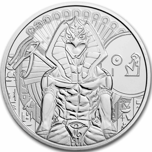 Dollar 2023 Sierra Leone BU 1 Oz Ag Egyptian Gods - Ra