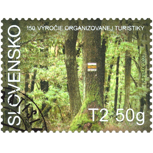 Známka 2023 Slovensko pečiatkovaná, turistika na území Slovenska (797)