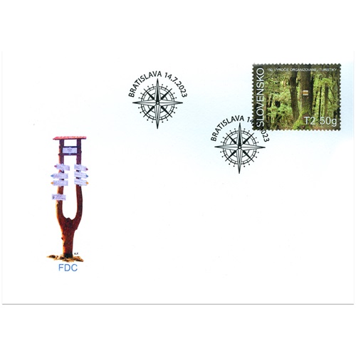 FDC 2023 Slovensko, turistika na území Slovenska (FDC 797)
