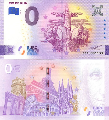 0 euro suvenír 2023/1 Slovensko UNC Rio de Klin (ND)