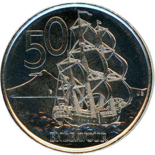50 Cents 2016 Nový Zéland UNC