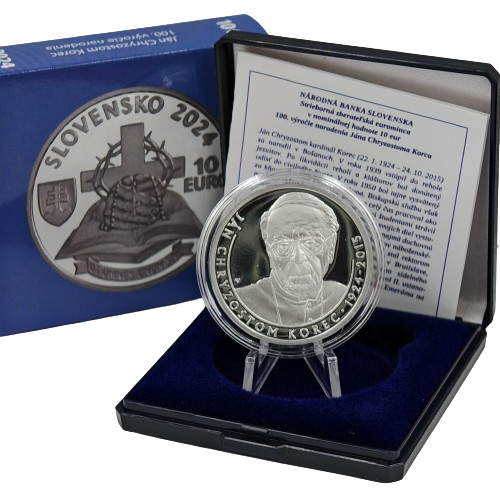 10 euro 2024 Slovensko PROOF, Ján Chryzostom Korec
