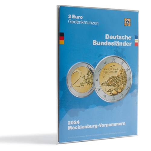 Mincová karta pre 2 euro mince Nemecko 2024 Meklenbursko-Predné Pomoransko