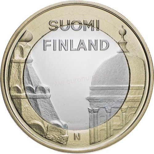 5 euro 2012 Fínsko cc.UNC Cathedral