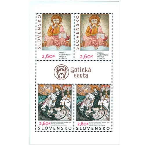 Hárček 2023 Slovensko čistý, UMENIE: Gotická cesta (805, 806)