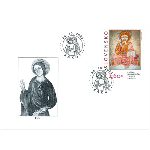 FDC 2023 Slovensko, UMENIE: Gotická cesta - Rákoš (FDC 805)