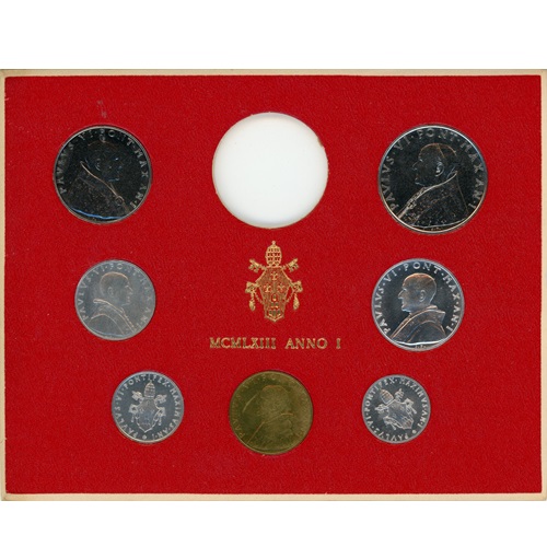 SET 1963 Vatikán UNC (188 Lire)