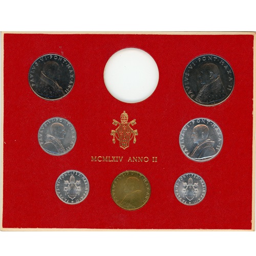 SET 1964 Vatikán UNC (188 Lire)