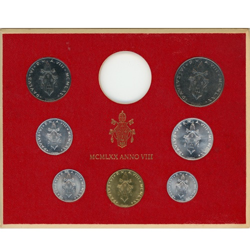 SET 1970 Vatikán UNC (188 Lire)