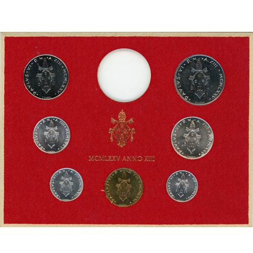 SET 1975 Vatikán UNC (188 Lire)