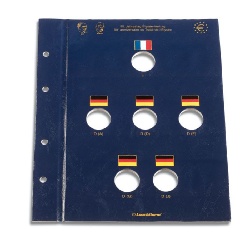 Listy VISTA na mince, 6x 2 euro 2013 "50 years of the Élysée Treaty", 1ks/bal (MBLEU2EUELY)