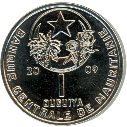 1 Ouguiya 2009 Mauretánia UNC