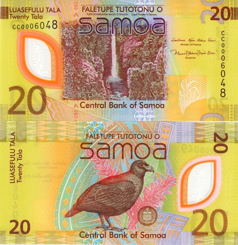 20 Tala 2024 Samoa UNC séria CC