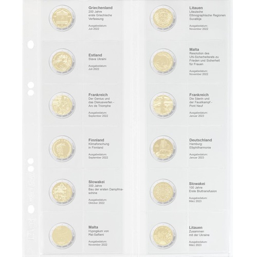 Doplňujúci list č.31 MULTI COLLECT, ilustrovaný pre 2 euro 