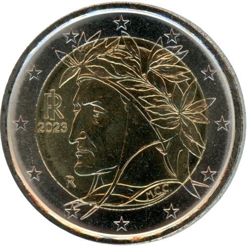 2 euro 2023 Taliansko ob.UNC
