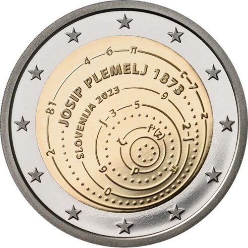 2 euro 2023 Slovinsko cc.PROOF Josip Plemelj