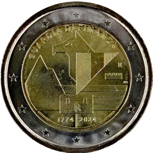 2 euro 2024 Taliansko cc.UNC, Finančná polícia