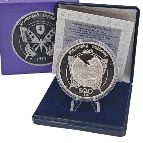 500 korún 1997 Slovensko PROOF, Pieninský národný park