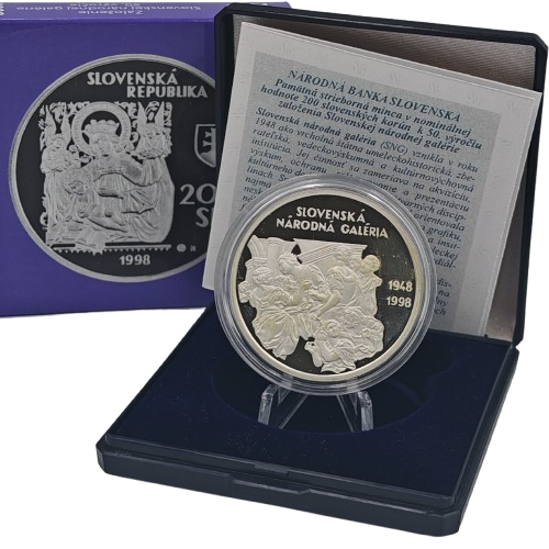 200 korún 1998 Slovensko PROOF, Národná Galéria 
