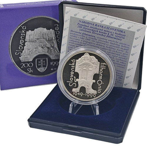 200 korún 1999 Slovensko PROOF, Slovenská filharmónia