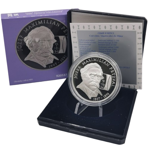 200 korún 2007 Slovensko PROOF, Jozef Maximilián Petzval 