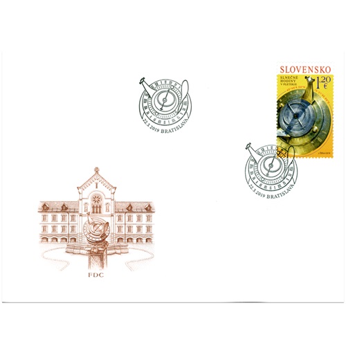 FDC 2019 Slovensko, Slnečné hodiny v Pleterje (FDC 681)