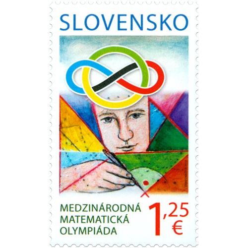 Známka 2019 Slovensko čistá, Medzinárodná matematická olympiáda (687)