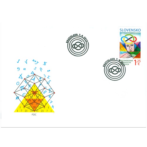 FDC 2019 Slovensko, Medzinárodná matematická olympiáda (FDC 687)