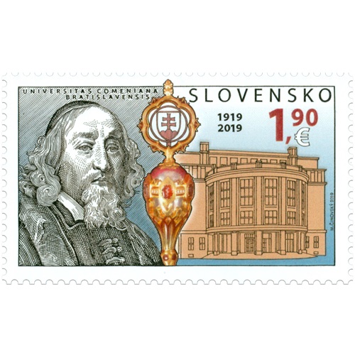 Známka 2019 Slovensko čistá, Univerzita Komenského (690)