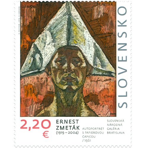Známka 2019 Slovensko čistá, UMENIE: Ernest Zmeták (1919 – 2004) (699)
