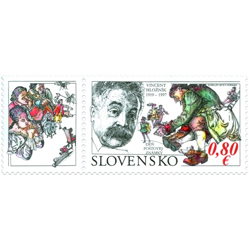 Známka 2019 Slovensko čistá, Vincent Hložník (1919 – 1997) (704)