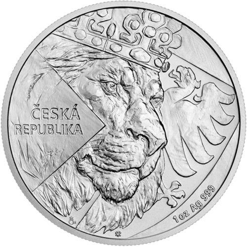 2 Dollars 2024 Niue BU 1 Oz Ag, Český lev 