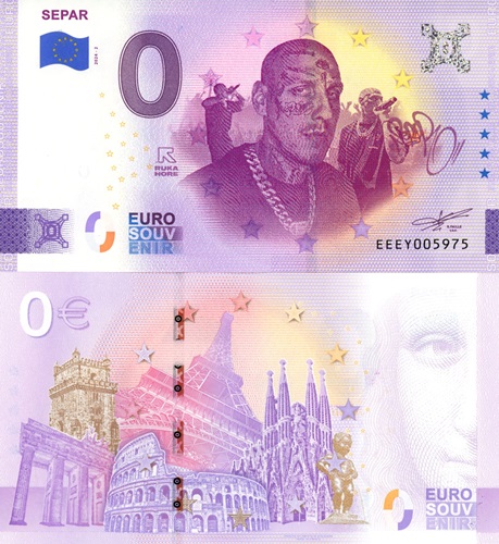 0 euro suvenír 2024/2 Slovensko UNC Separ (ND)