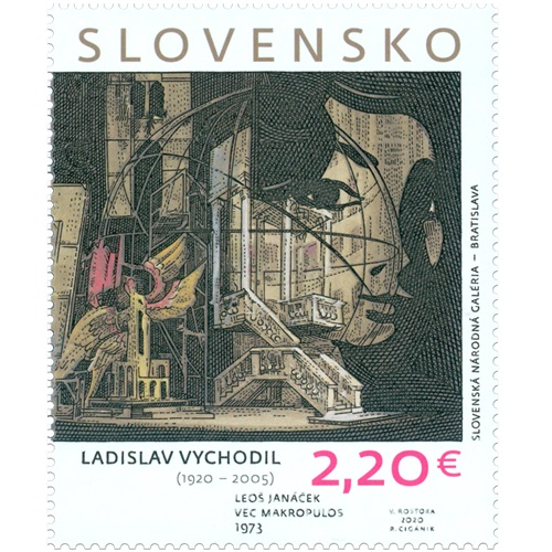 Známka 2020 Slovensko čistá, UMENIE: Ladislav Vychodil (724)