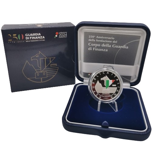 5 euro 2024 Taliansko PROOF farbená, Corpo della Guadria di Finanza