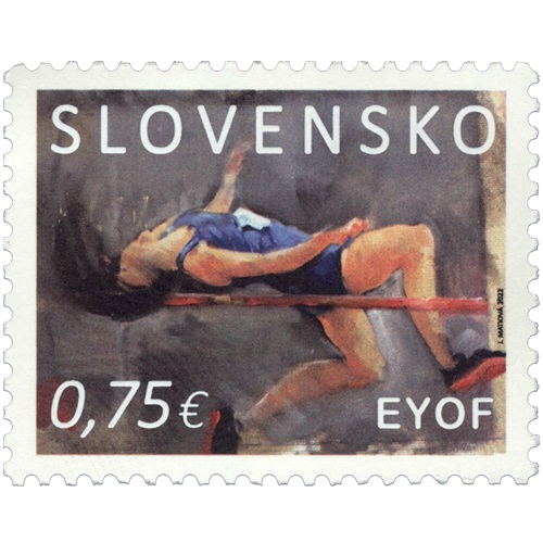Známka 2022 Slovensko čistá, Európsky olympijský festival mládeže (770)