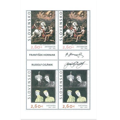 Hárček 2022 Slovensko čistý, UMENIE: Ján Rombauer, Aleš Votava  (777, 778)