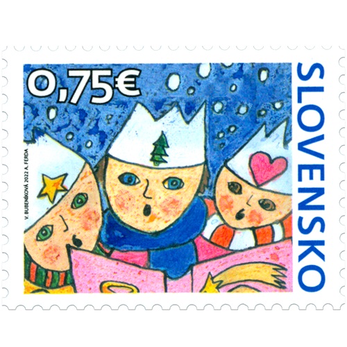Známka 2022 Slovensko čistá, Vianočná pošta 2022 (780)