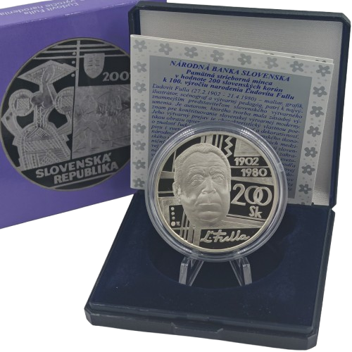 200 korún 2002 Slovensko PROOF, Ľudovít Fulla 