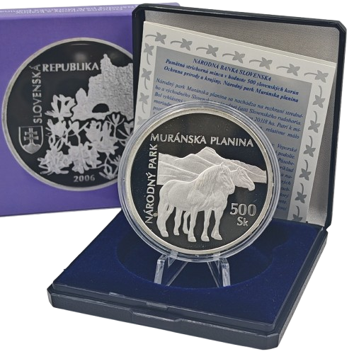 500 korún 2006 Slovensko PROOF, Muránska Planina 
