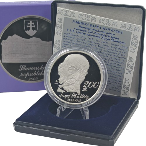 200 korún 2003 Slovensko PROOF, Jozef Škultéty 