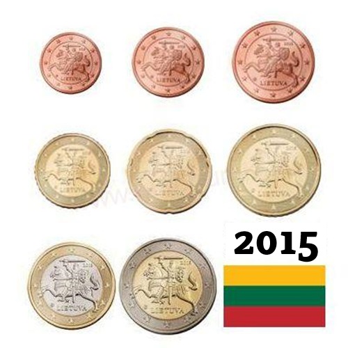 SET 2015 Litva UNC (3,88€)