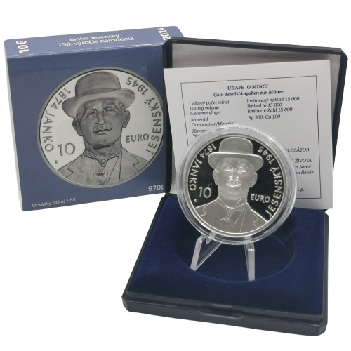 10 euro 2024 Slovensko PROOF, Janko Jesenský