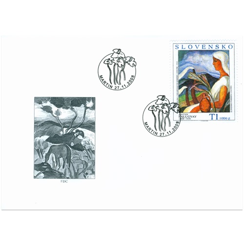 FDC 2008 Slovensko, Umenie - Dievča v bielom (FDC 435)
