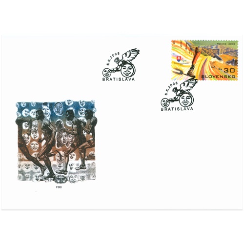 FDC 2008 Slovensko, Paralympijské hry Peking 2008 (FDC 425)